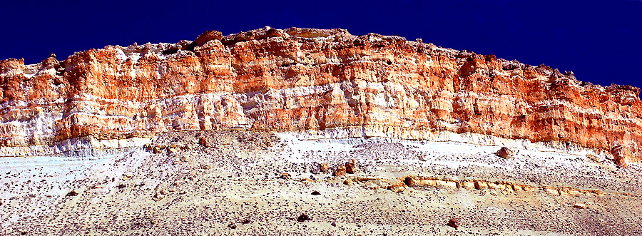 BRILLIANT ROCK FORMATION IN THE CAPPADOCIA REGION