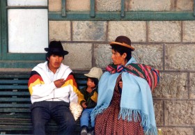 BOLIVIAN FAMILY IN COCHABAMBA