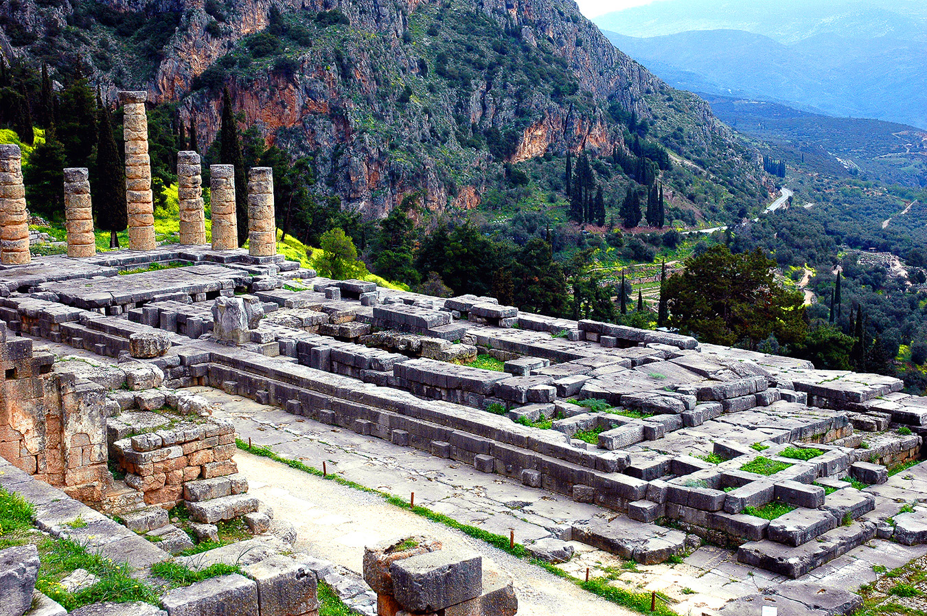 SITE OF THE ANCIENT ORACLE OF DELPHI