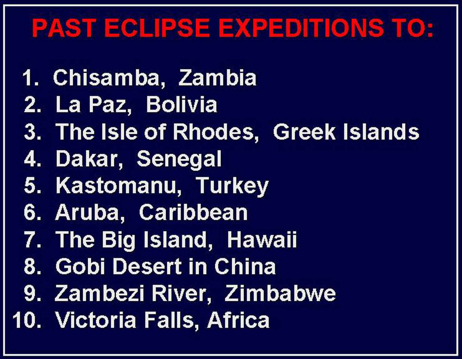 Eclipse 0000 - Slide04 - Locations1