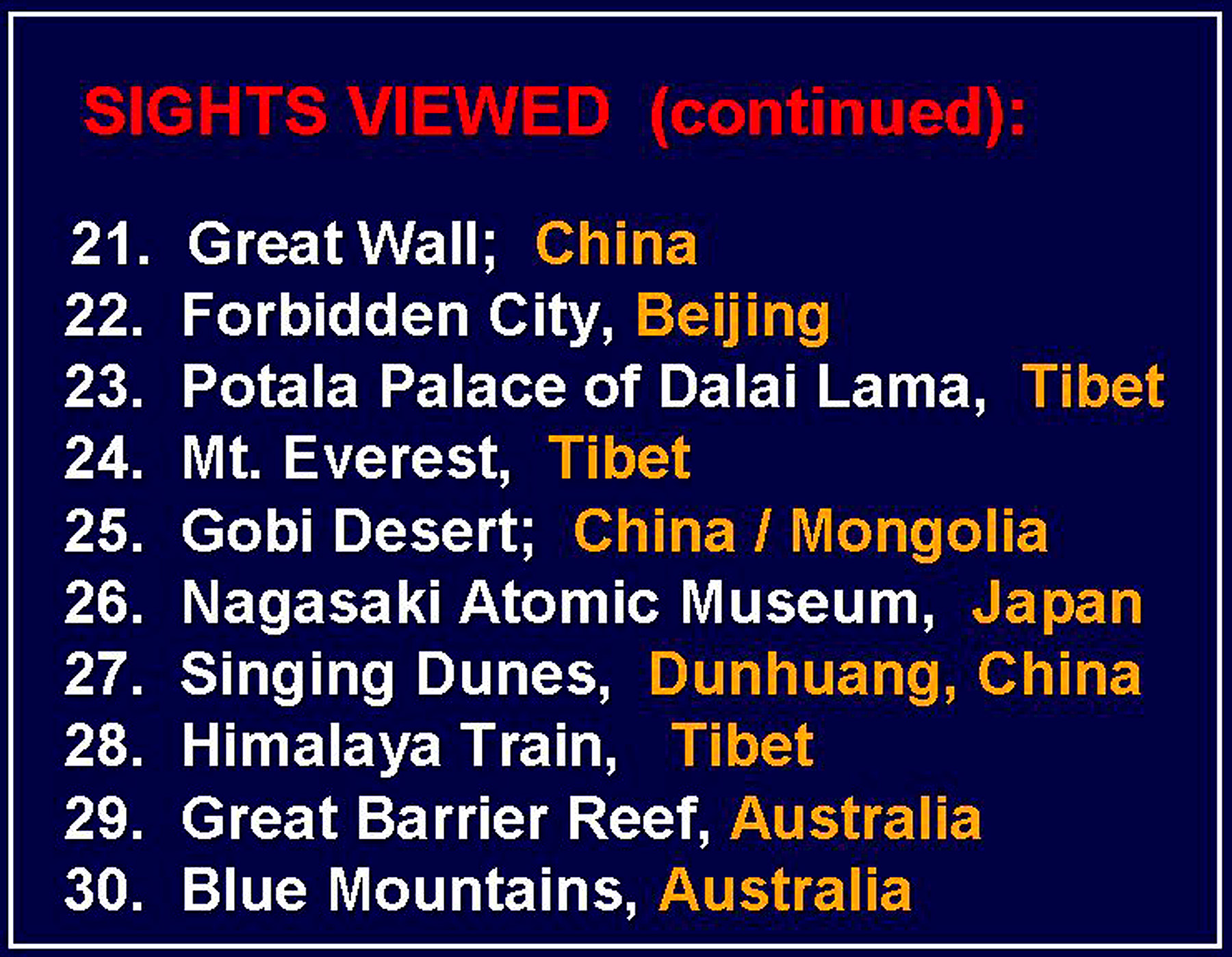 Eclipse 0000 - Slide08 - Sights Visited