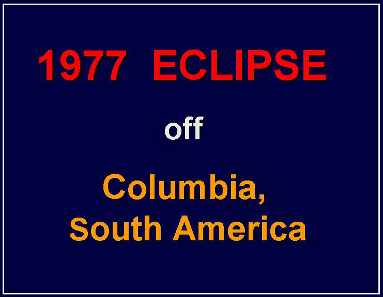 Eclipse 1977 - A01 - Slide11 - Title