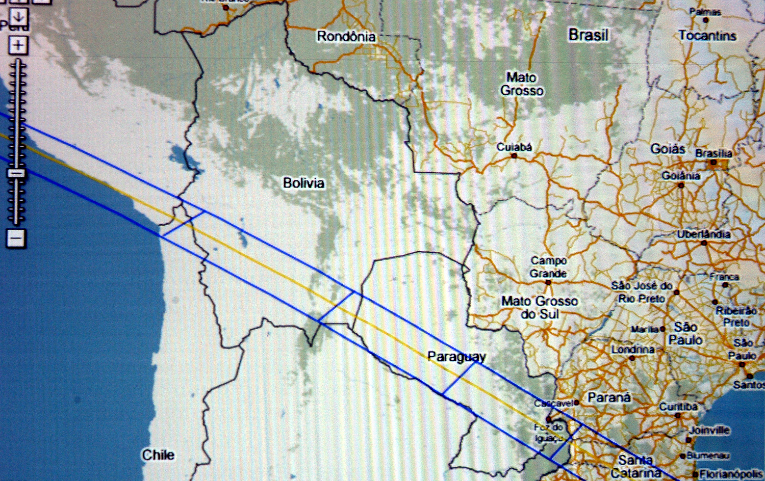 Eclipse 1994 - A20 - Path of Nov 3, 1994
