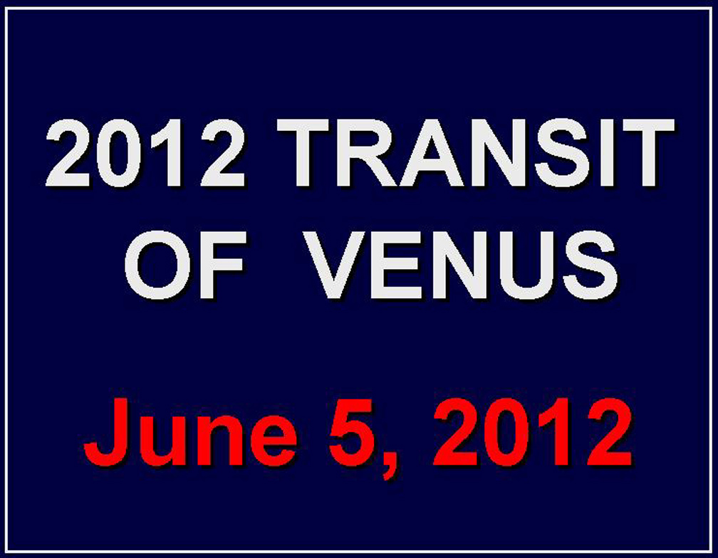 Venus Trans - A00 - Title 2012 Transit