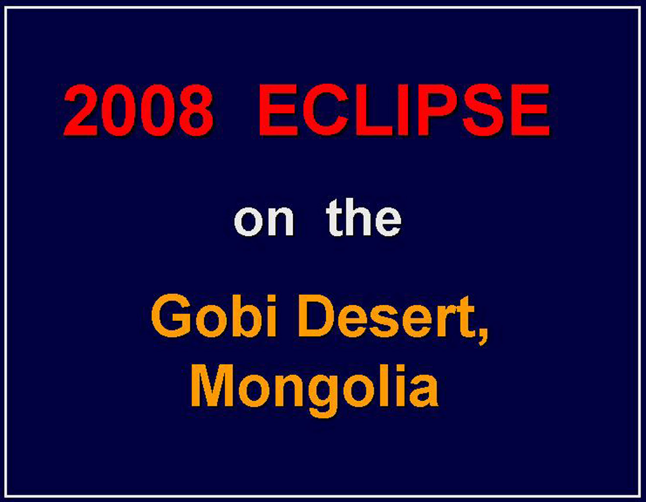 Eclipse 2008 - A01 - Slide17 - Title