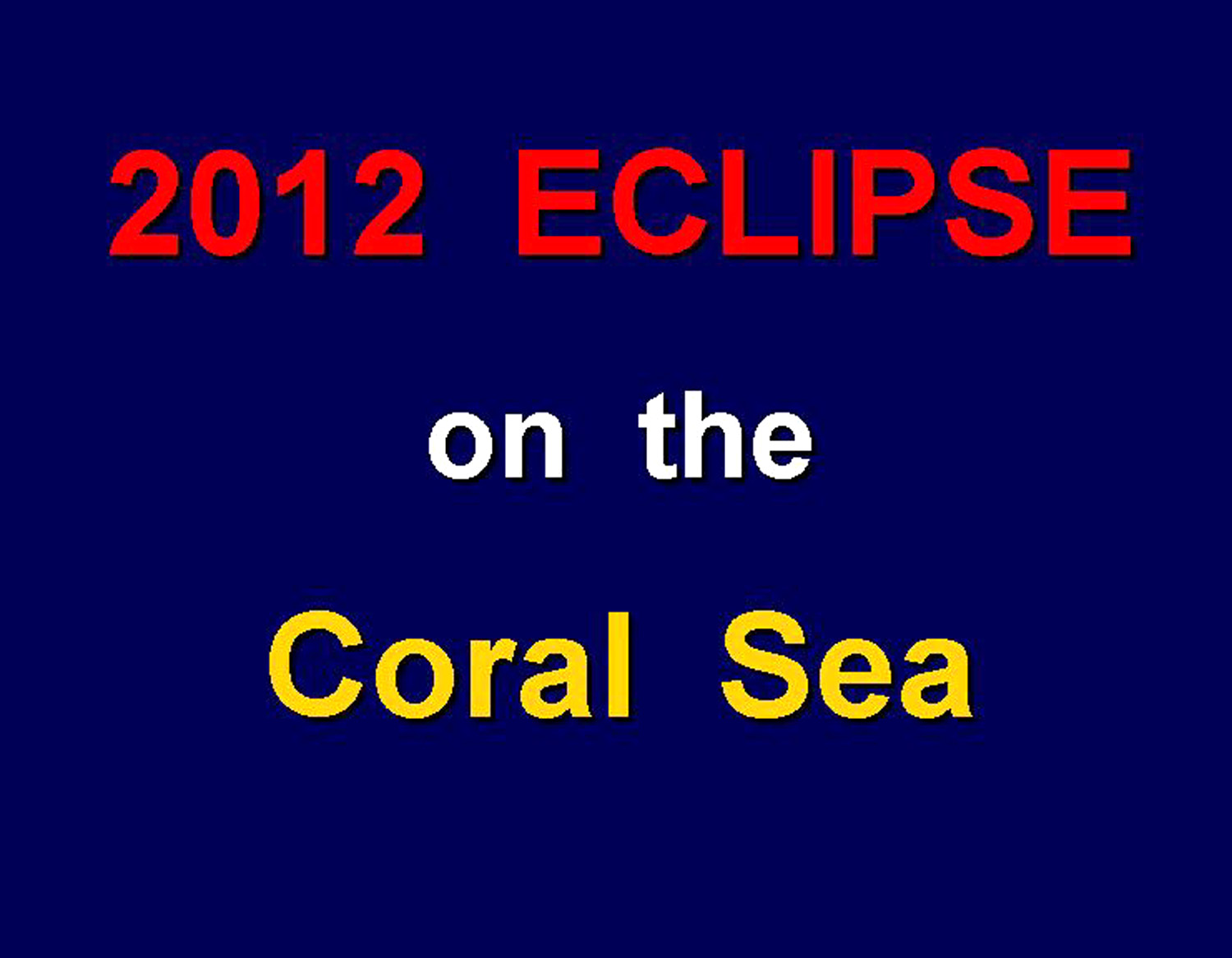 Eclipse 2012 - A01 - Slide91 - Title