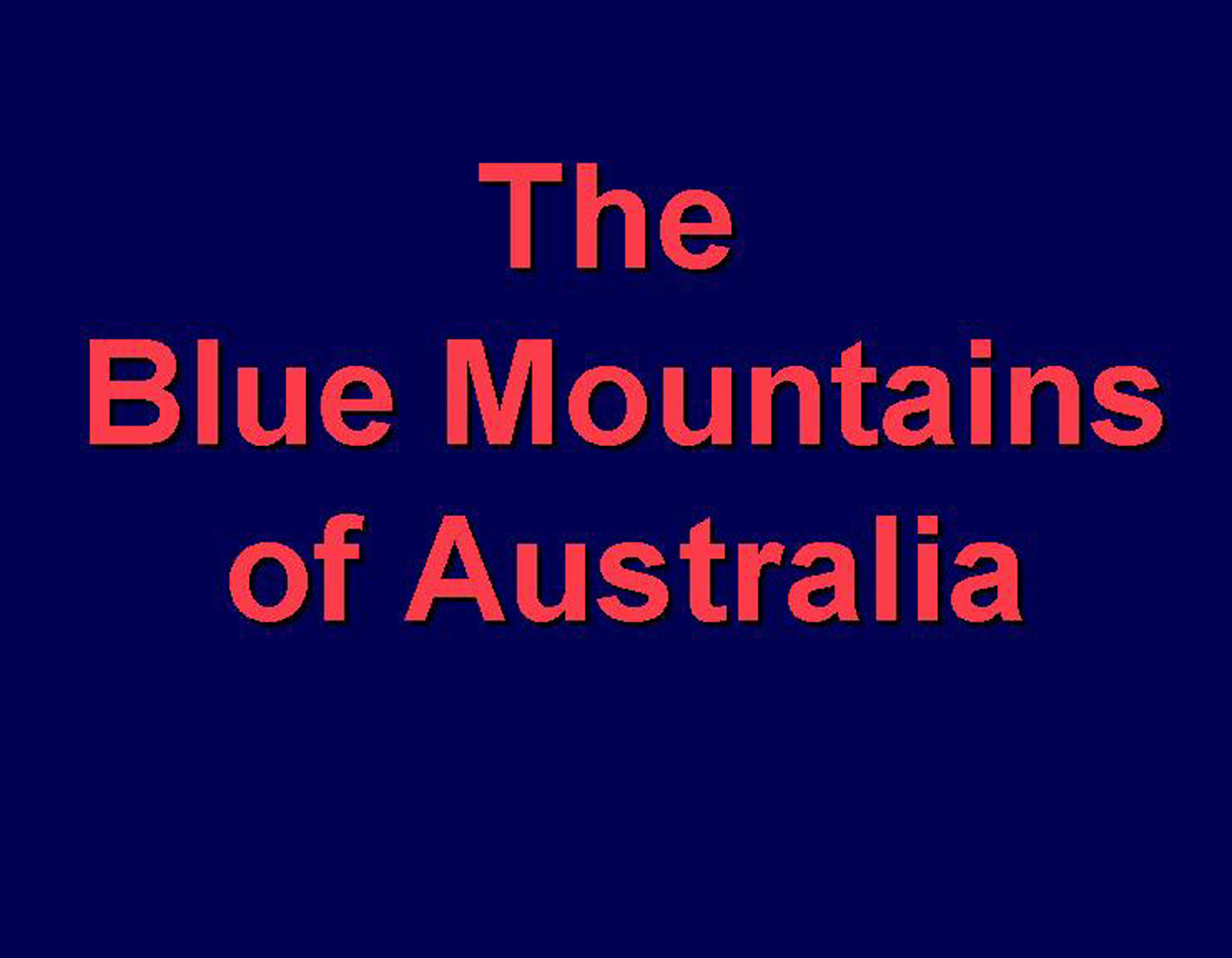 Eclipse 2012 - A11 - Title - Blue Mountains