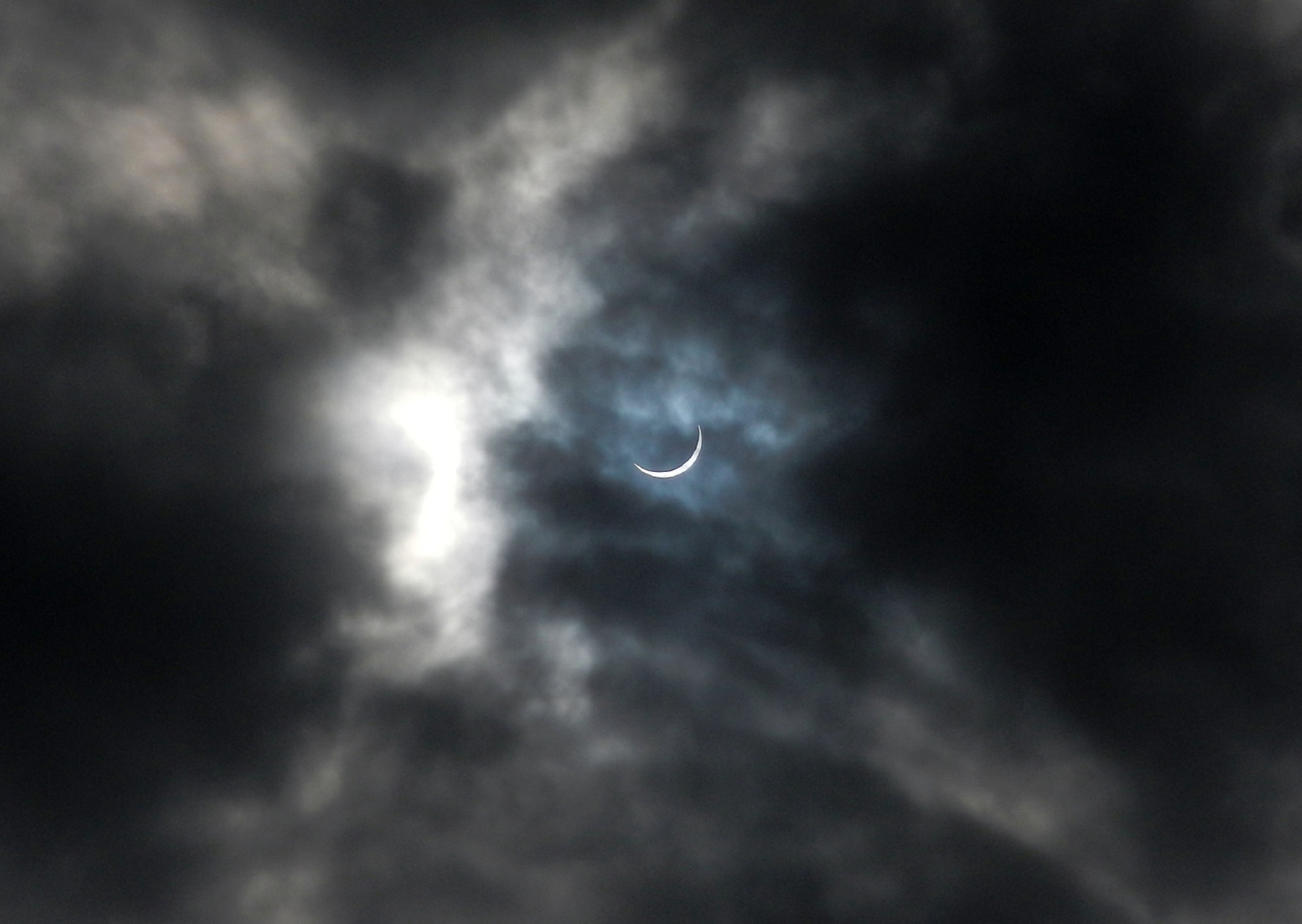 Eclipse 2012 - A83 - Thin Crescent thru Clouds - 0515