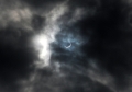 Eclipse 2012 - A83 - Thin Crescent thru Clouds - 0515