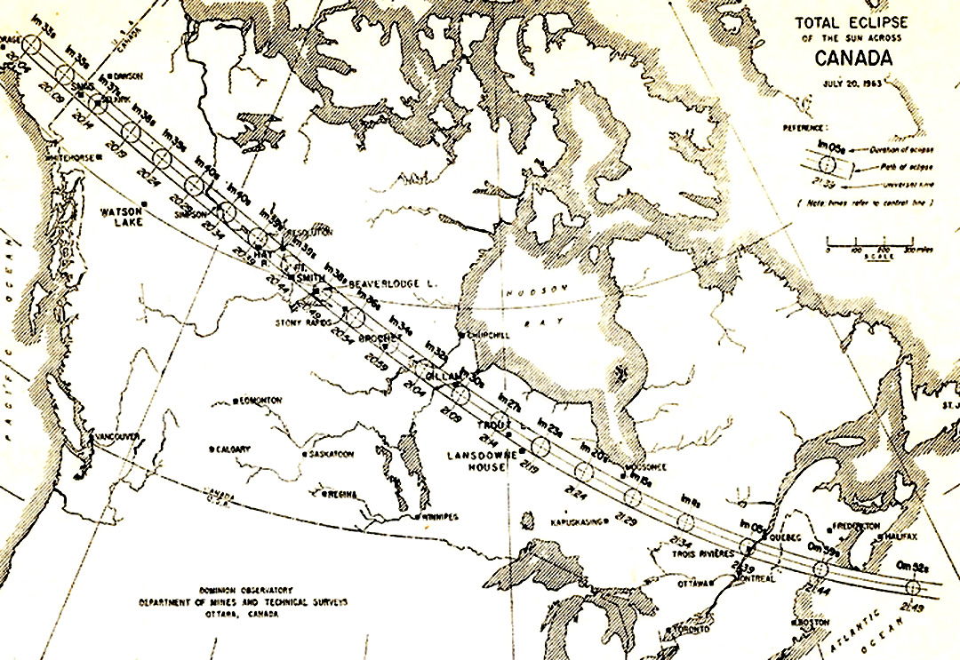 Eclipse 1963 - A04-Path thru Canada