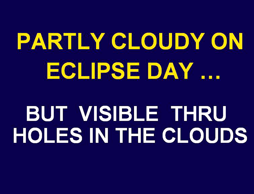 Eclipse 1963 - A12-Title - Partly Cloudy