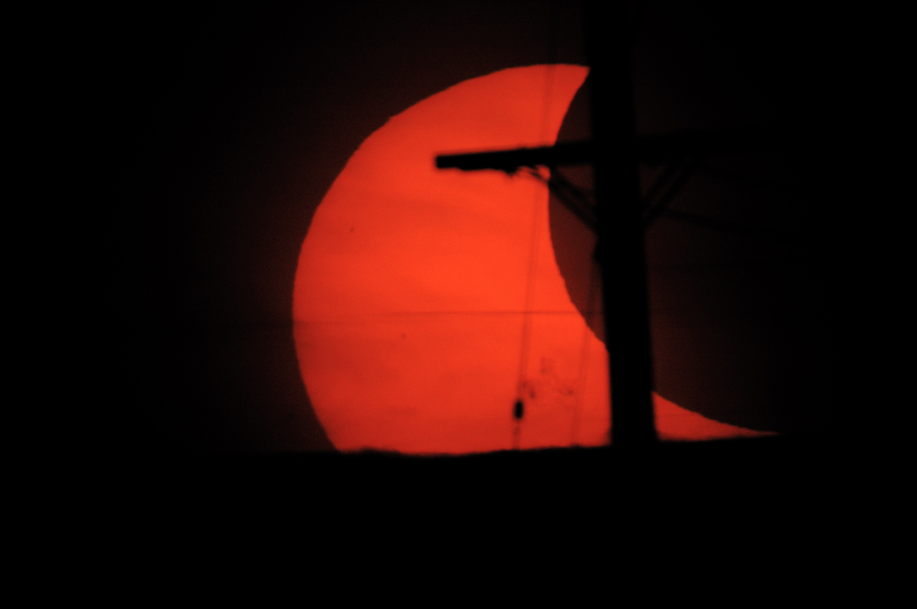 Eclipse 2014 - A28 - 6-23 p.m. - Last View in Michigan - 8732