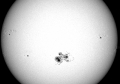Eclipse 2014 - A30 - NASA SOHO Image at Start
