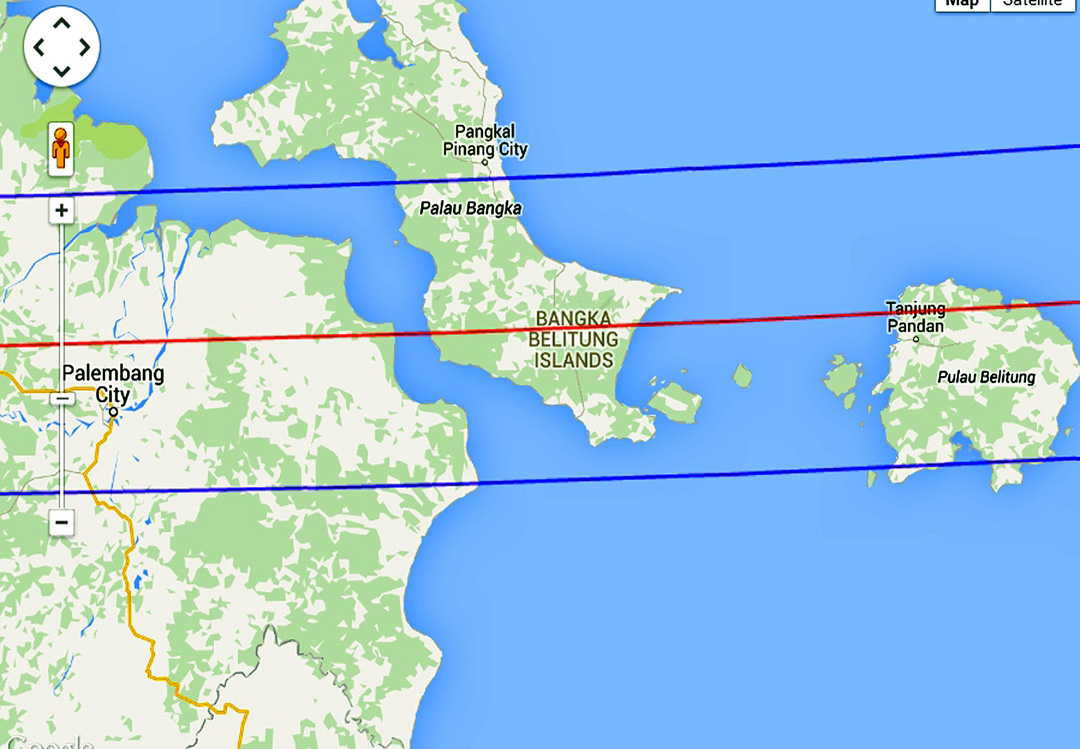 Eclipse 2016 - A20-Closeup Map of Indonesia