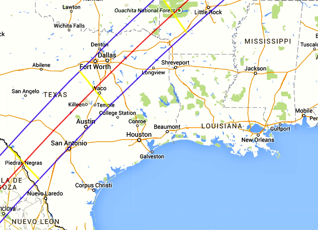 Eclipse 2024 - E06-Path thru Texas