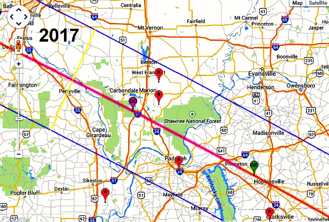 Eclipse 2024 - E32-Path of 2017 thru Southern Illinois