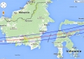 Eclipse 2016 - A18-Map of Path thru Eastern Indonesia