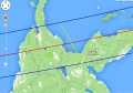 Eclipse 2016 - A24-Closeup Map of Sulawesi