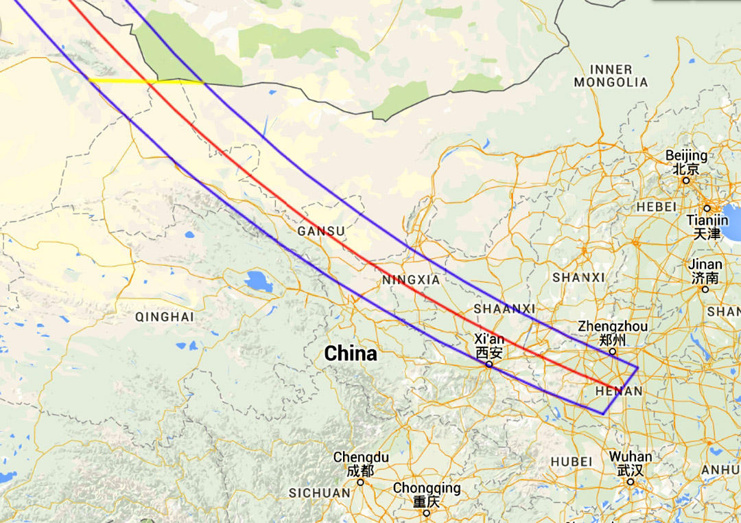 Eclipse 2008 - A06 - Path over China