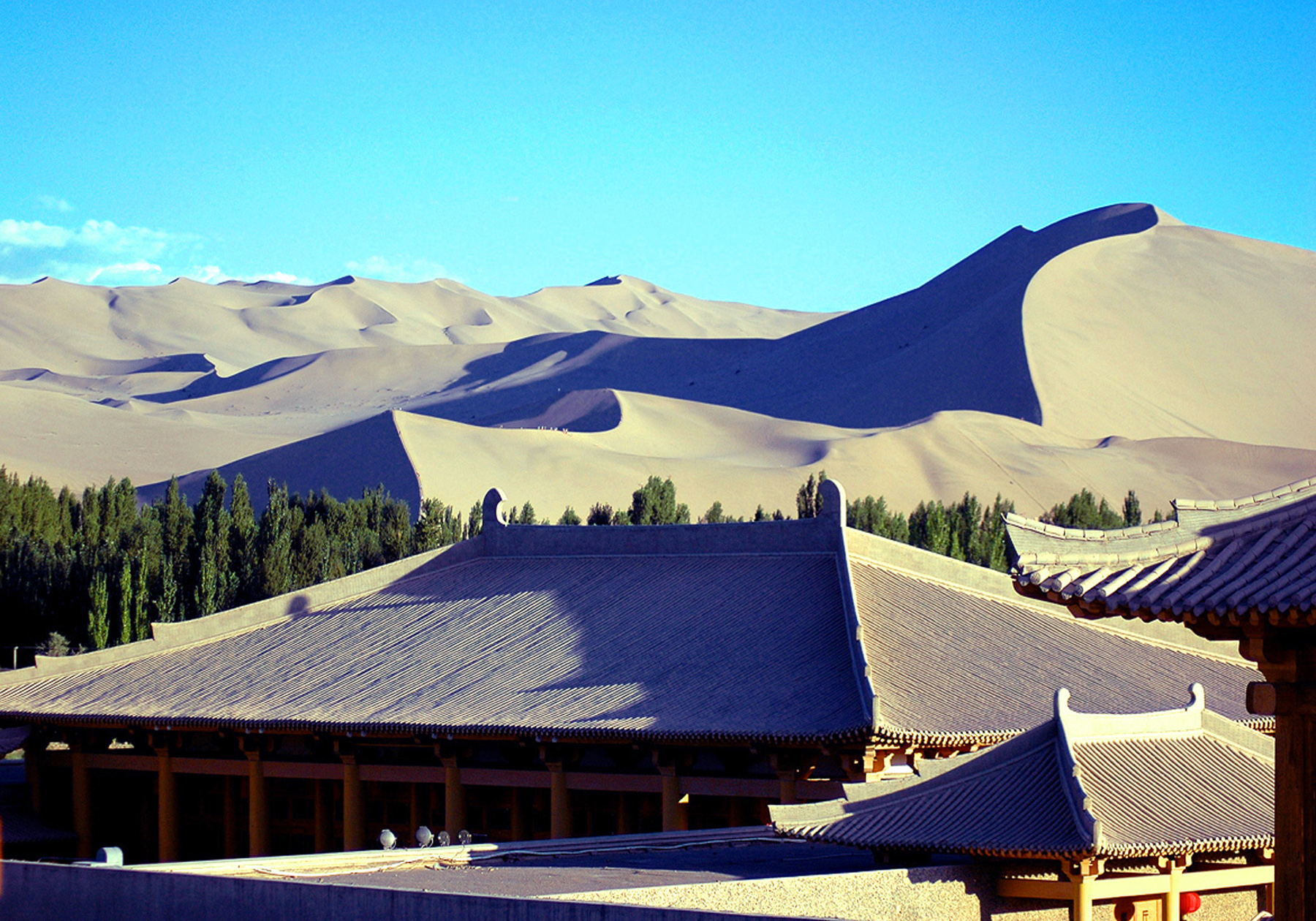Eclipse 2008 - A38 - Sand Dunes at Dunhuang