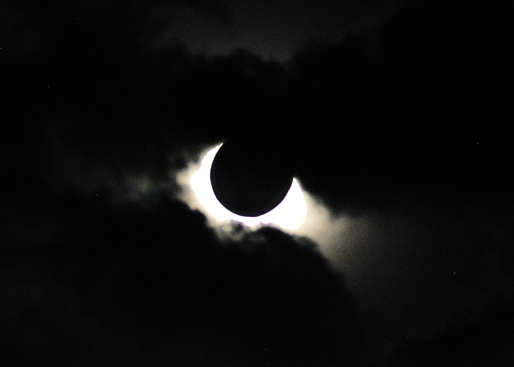 Eclipse 2008 - A74 - Totality thru a Hole in the Clouds