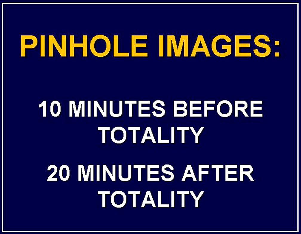 Eclipse 2008 - A79 - Title - Pinhole Images