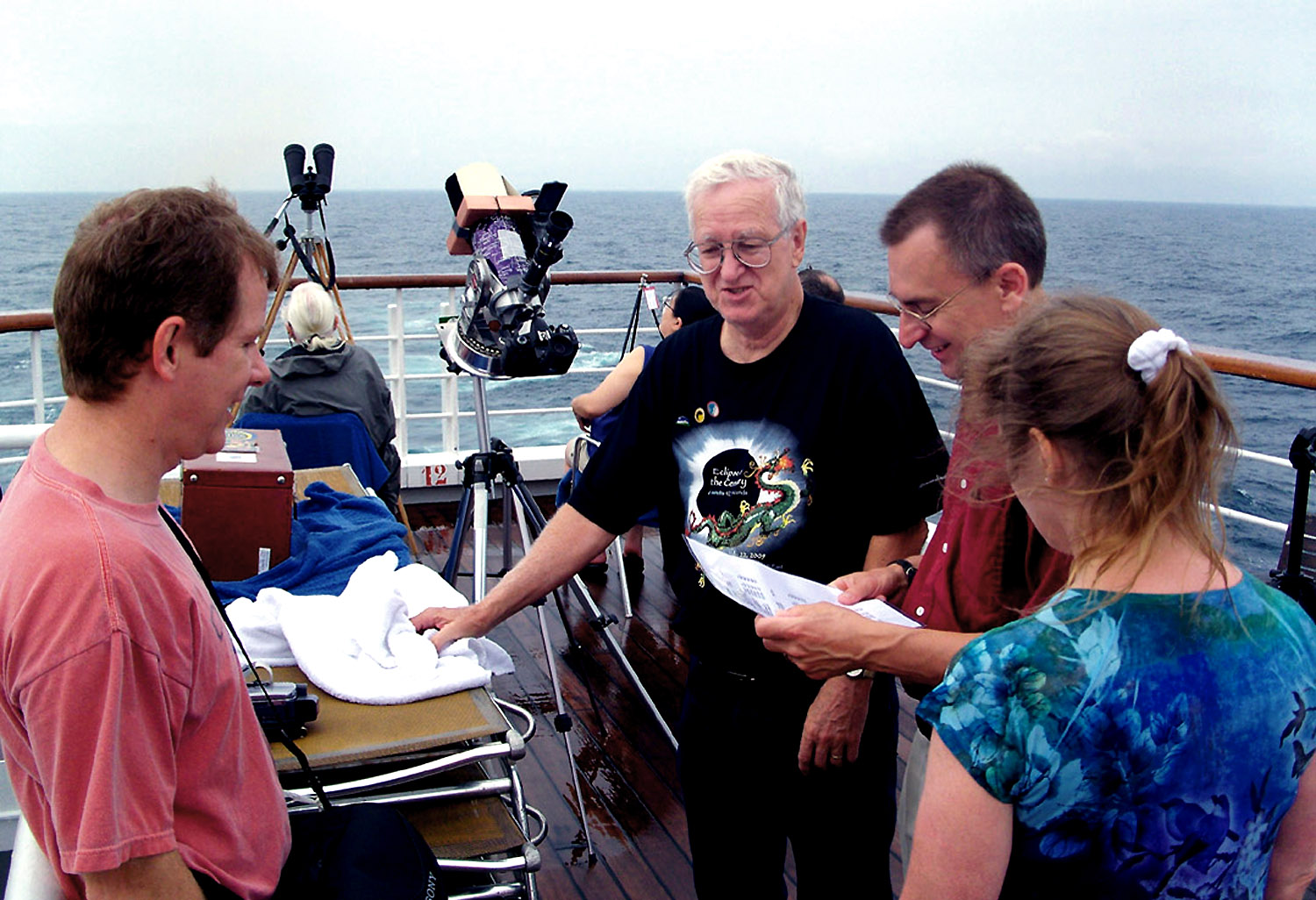 Eclipse 2009 - A34 - Setting Up On Deck