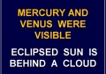 Eclipse 2008 - A75 - Title - Mercury and Venus Visible