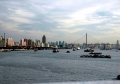 Eclipse 2009 - A76 - View of Shanghai Harbor
