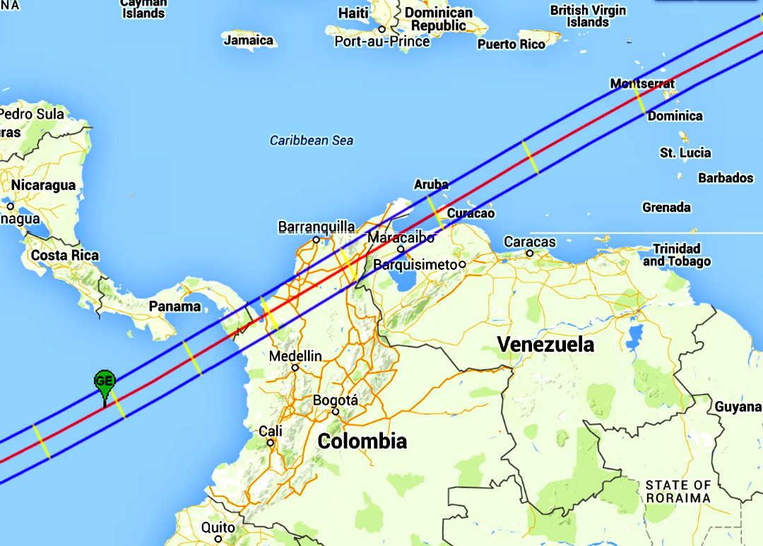 Eclipse 1998 - A04 - Path thru the Caribbean