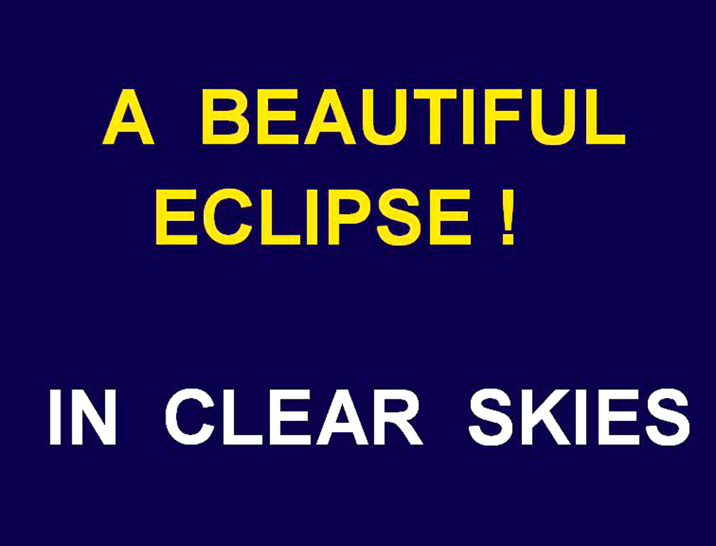 Eclipse 1998 - A56 - Title - A Beautiful Eclipse