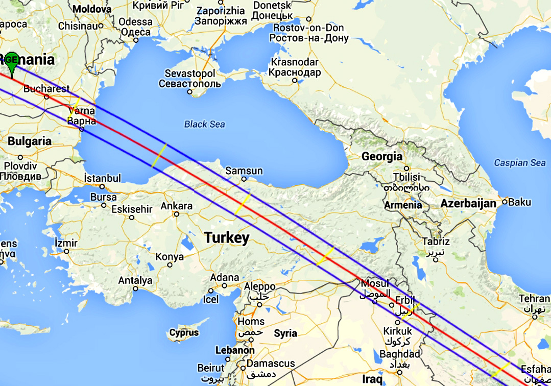 Eclipse 1999 - A04 - Path over Turkey
