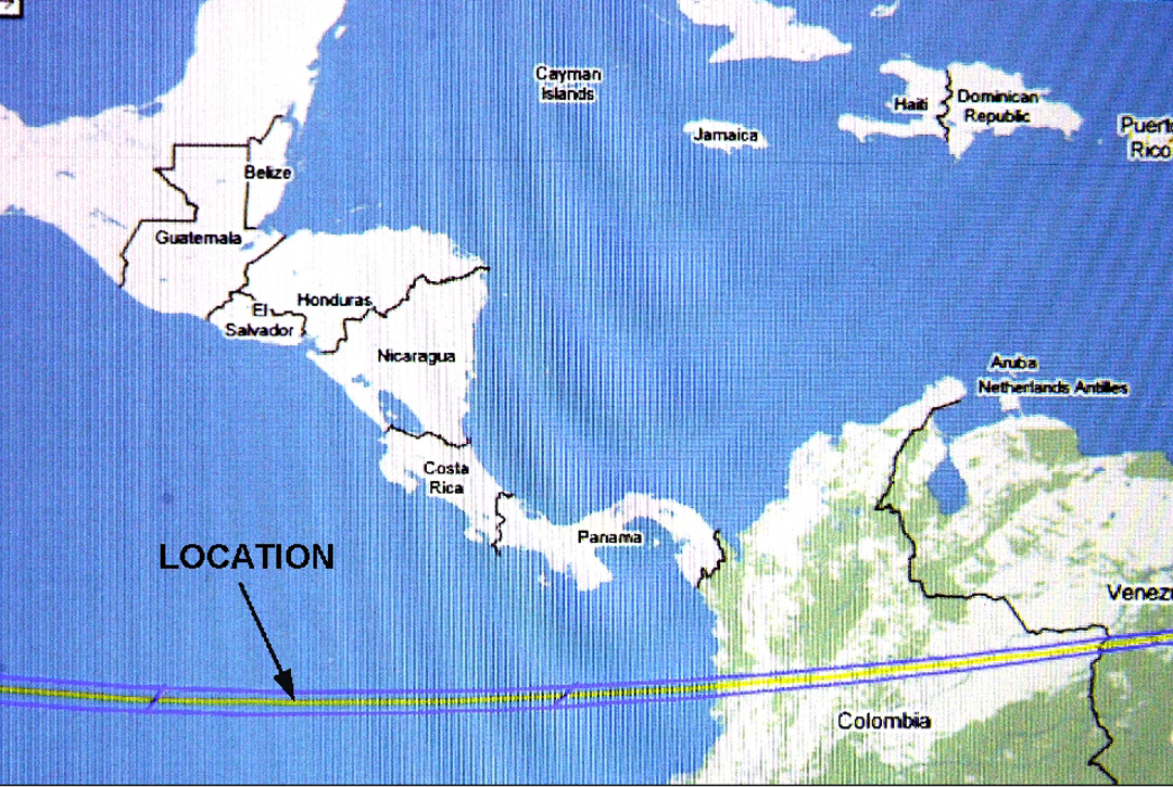 Eclipse 1977 - A02 - Eclipse Path - Pacific and Columbia