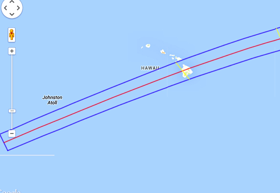 Eclipse 1991 - A02 - Path over the Pacific