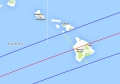 Eclipse 1991 - A04 - Path over the Big Island Hawaii