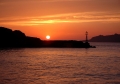 Website - A26 - Santorini-Setting Sun and Lighthouse