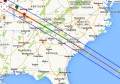 Eclipse 2017 - A16 - Path through the Southeastern USA