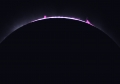 Eclipse 2017 - A42 - Solar Prominences at the Start of Totality