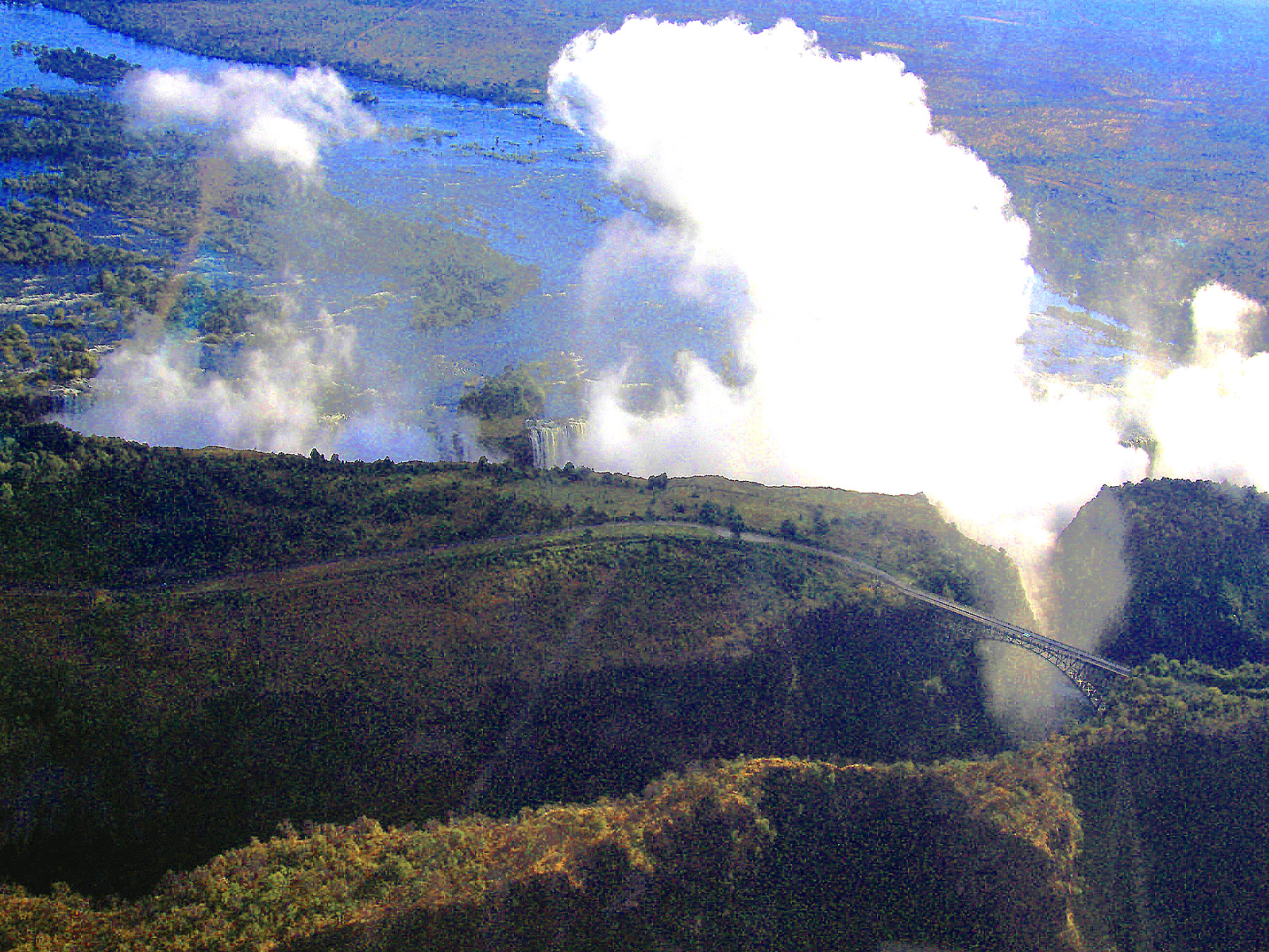VT - 2004 - A11 - Victoria Falls Helicopter View 5